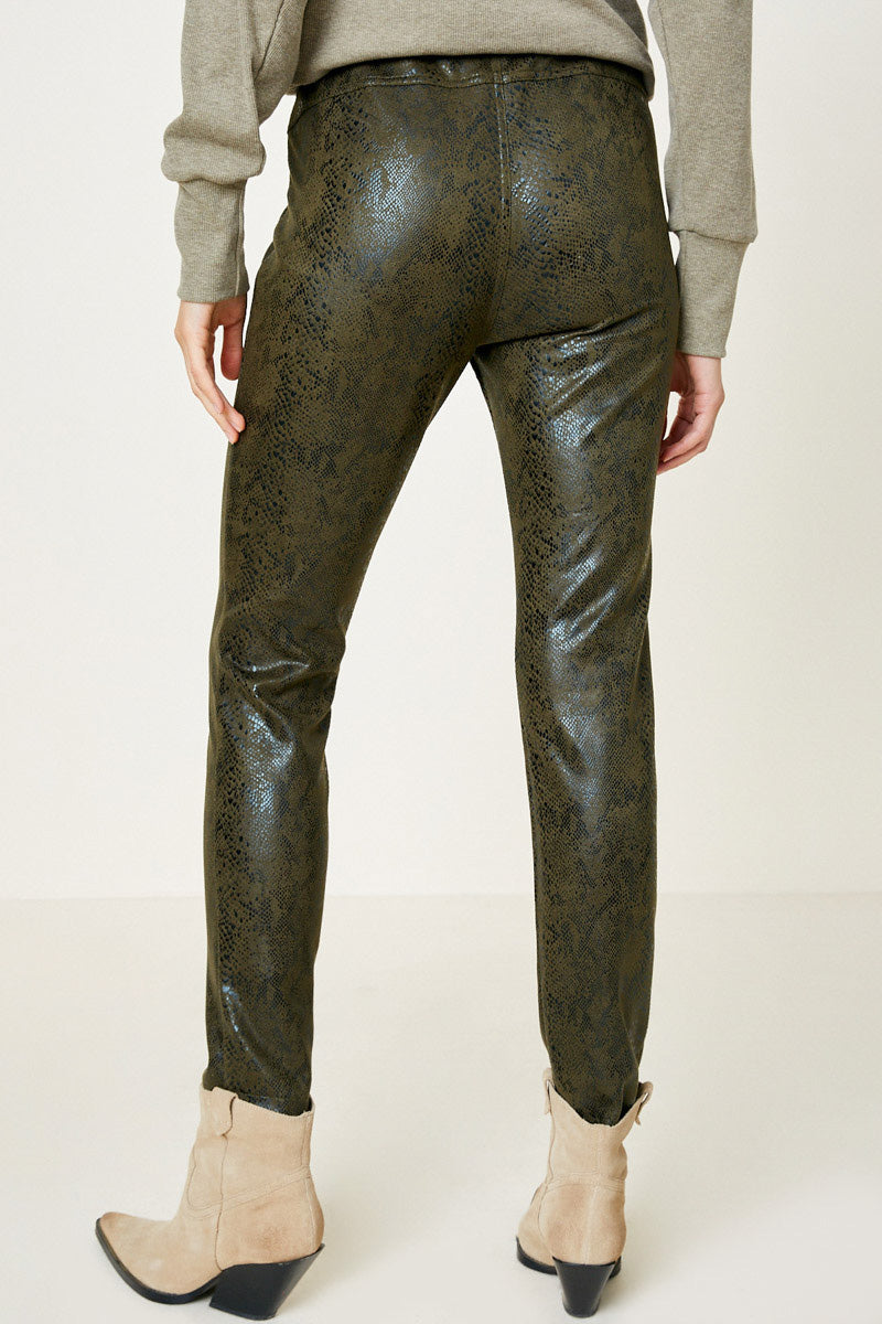 Snakeskin Pants - Wild Luxe Boutique