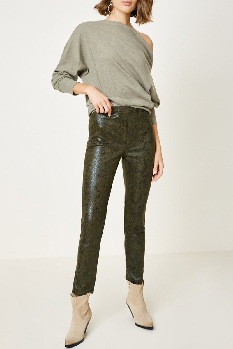 Snakeskin Pants - Wild Luxe Boutique