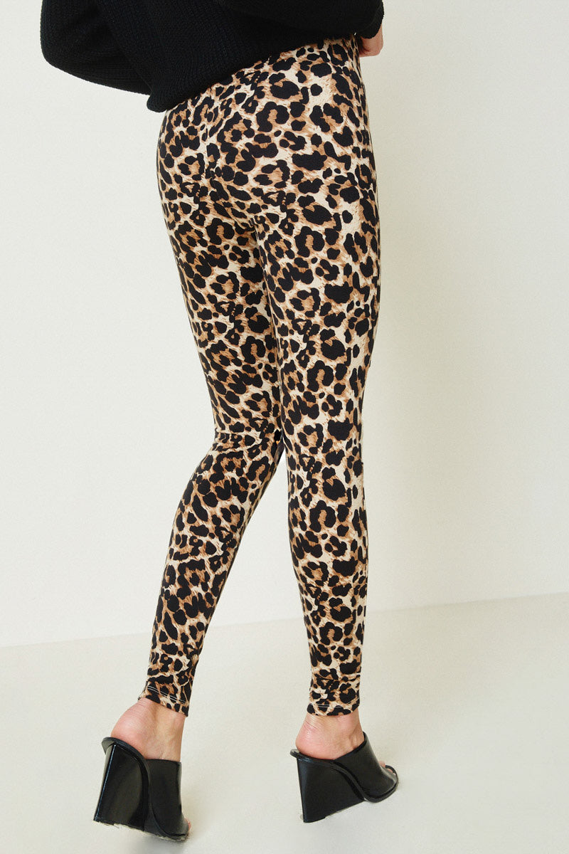 Leopard Lace Cutout Leggings - Wild Luxe Boutique