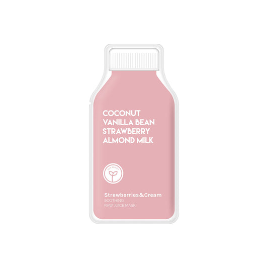 Strawberries and Cream Soothing Raw Juice Mask - Wild Luxe Boutique