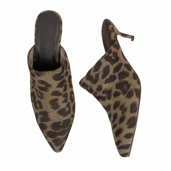 Olive Leopard Print Kitten Heels - Wild Luxe Boutique
