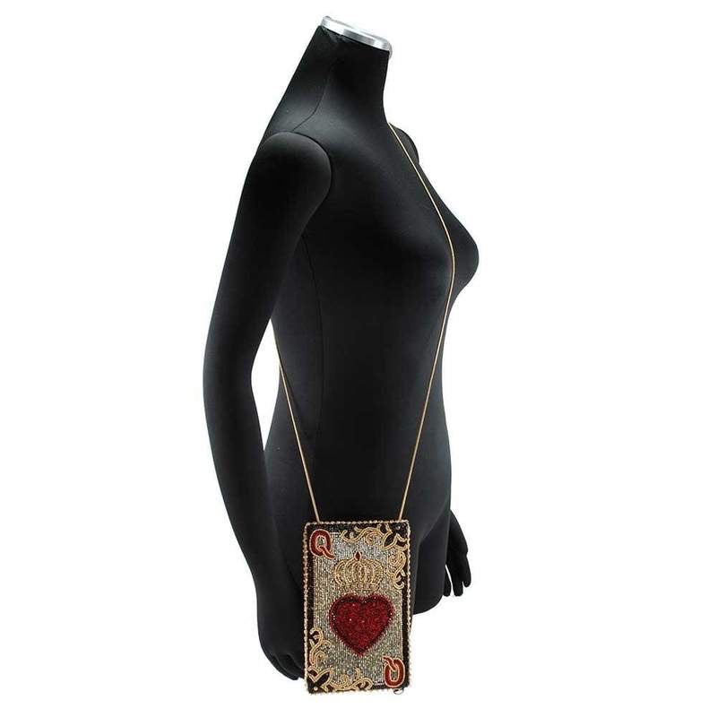 Mary Frances “Queen of Hearts” Phone Crossbody Bag - Wild Luxe Boutique