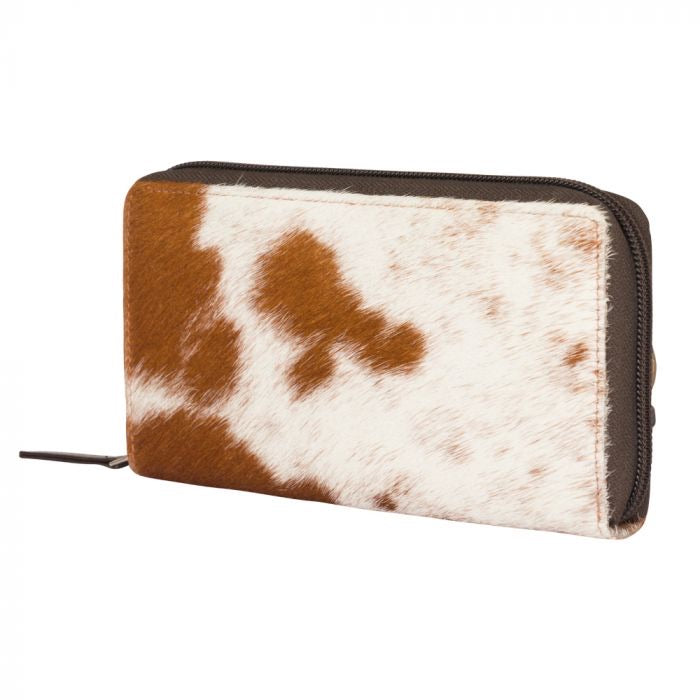 Pretty Patches Leather & Hairon Wallet - Wild Luxe Boutique
