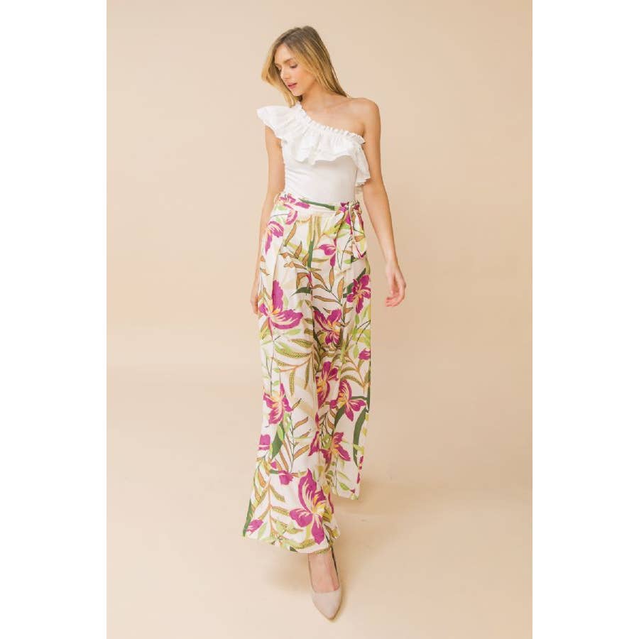 Night of Perfection Floral Pants