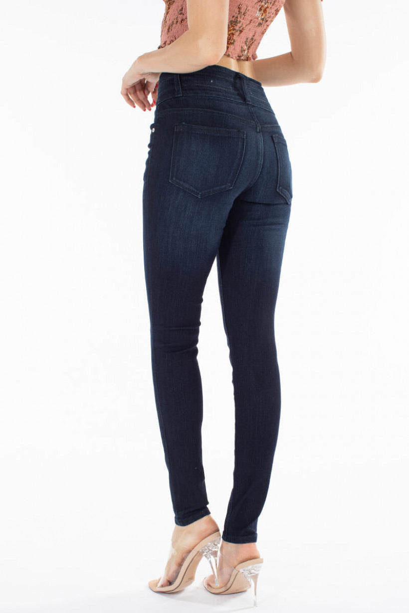 Mia Dark Wash High-Rise Jeans - Wild Luxe Boutique