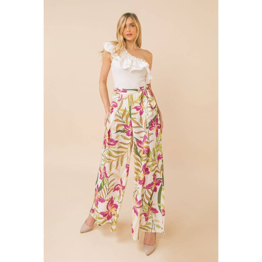 Night of Perfection Floral Pants