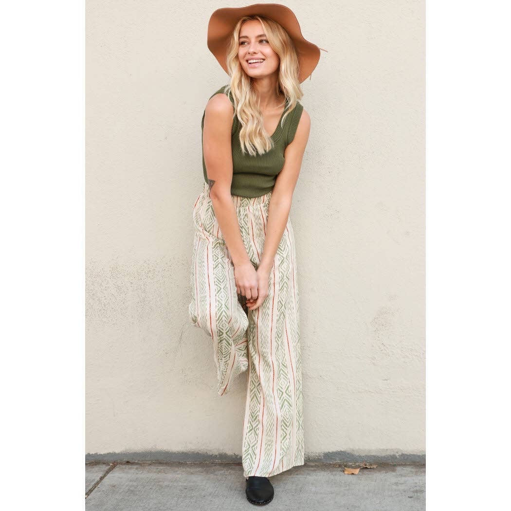 High Waist Flare Wide Leg Pant - Wild Luxe Boutique