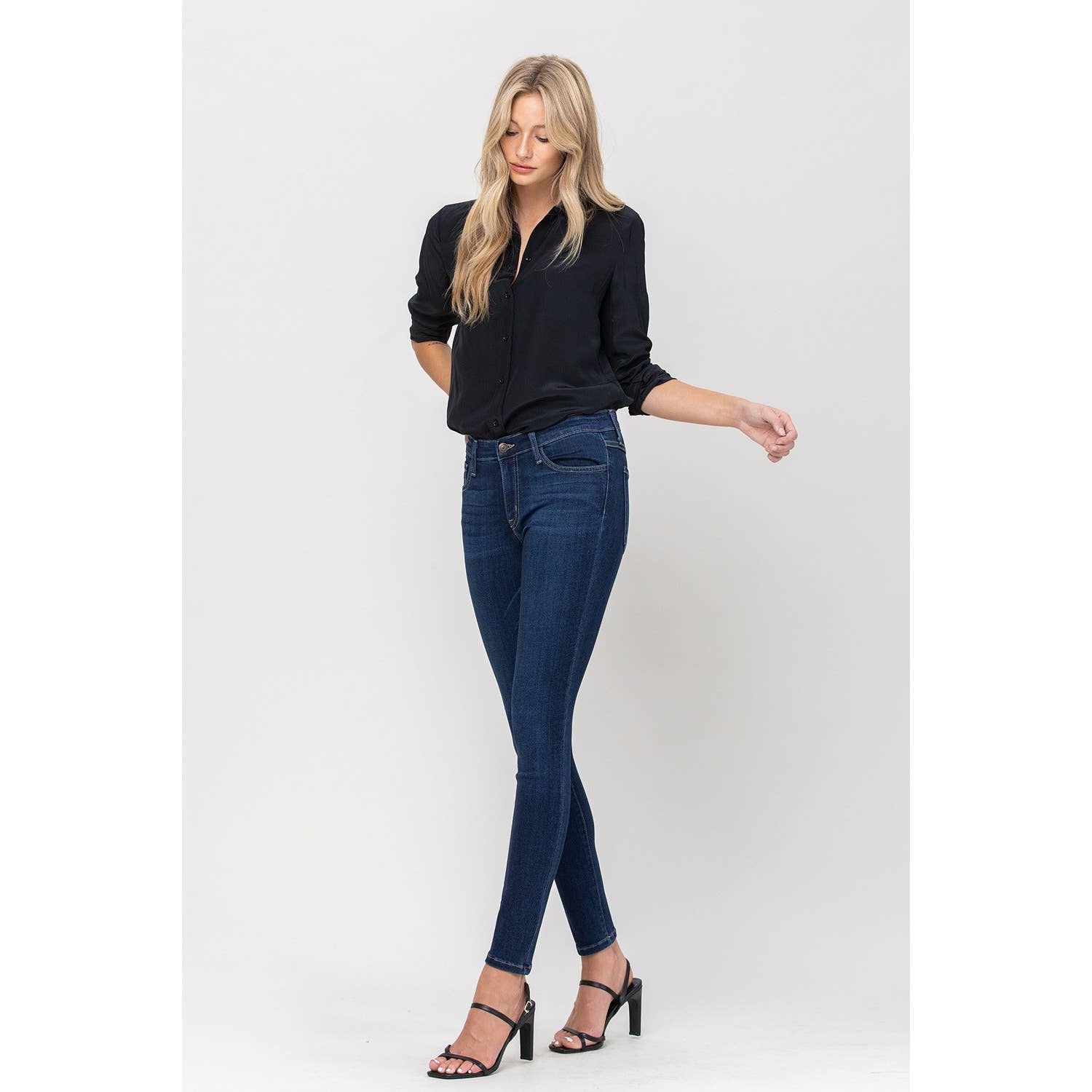 Masie Mid-Rise Ankle Skinny Jeans - Wild Luxe Boutique