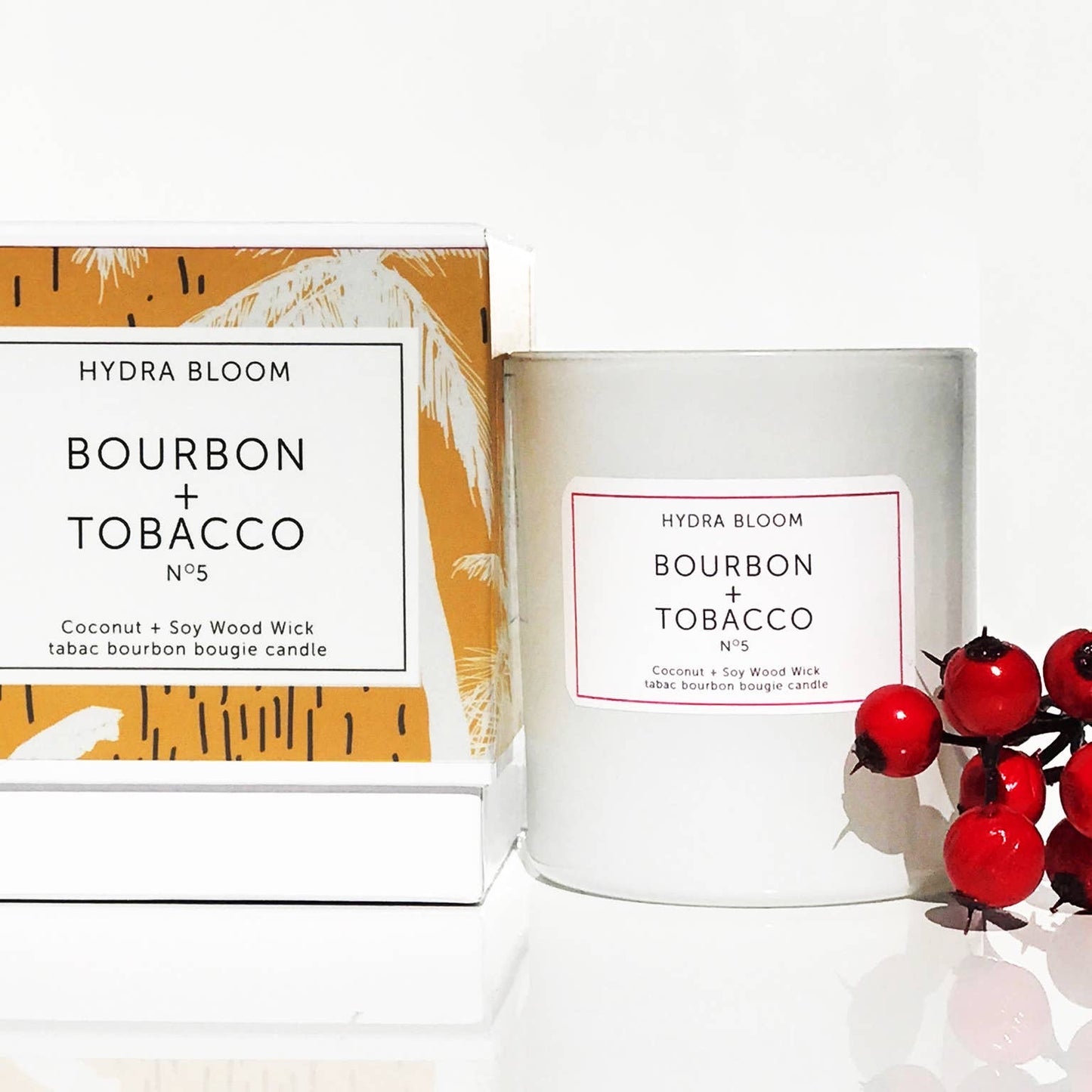 Bourbon + Tobacco Wood Wick Candle - Wild Luxe Boutique