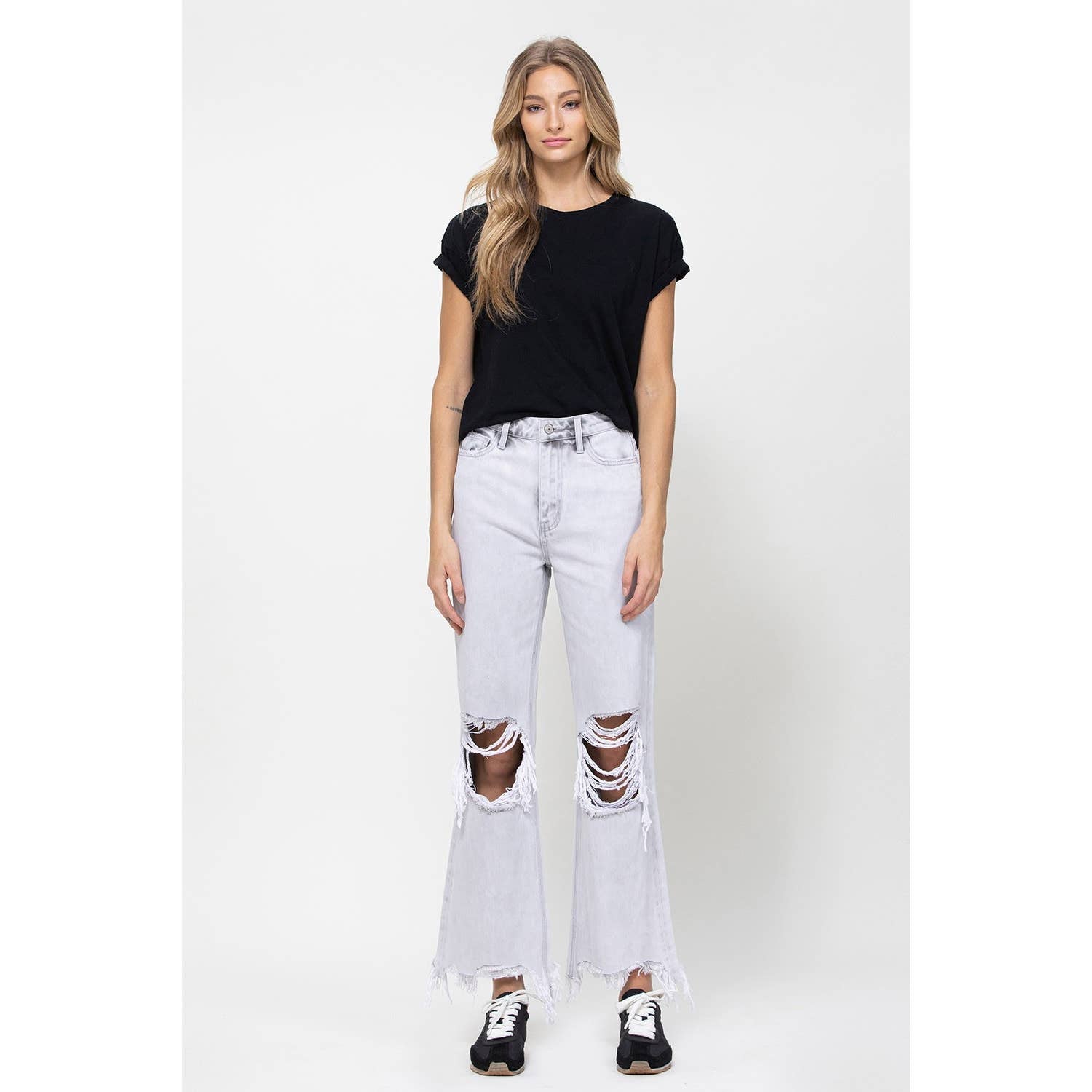 Jasmine 90’s Vintage Ankle Flare Jeans - Wild Luxe Boutique