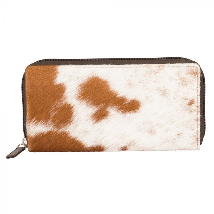 Pretty Patches Leather & Hairon Wallet - Wild Luxe Boutique