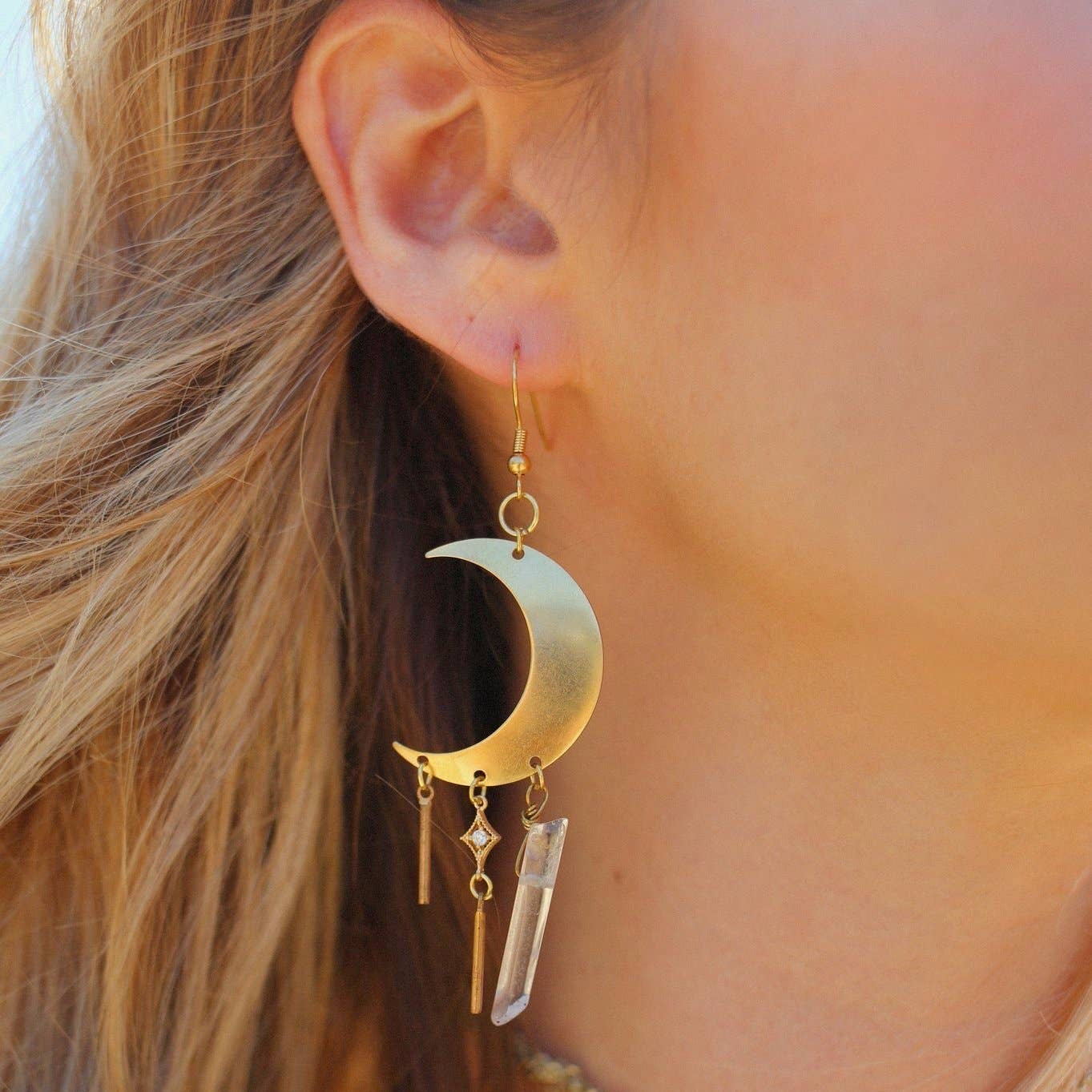 But Darling What if You Fly Earrings - Gold - Wild Luxe Boutique