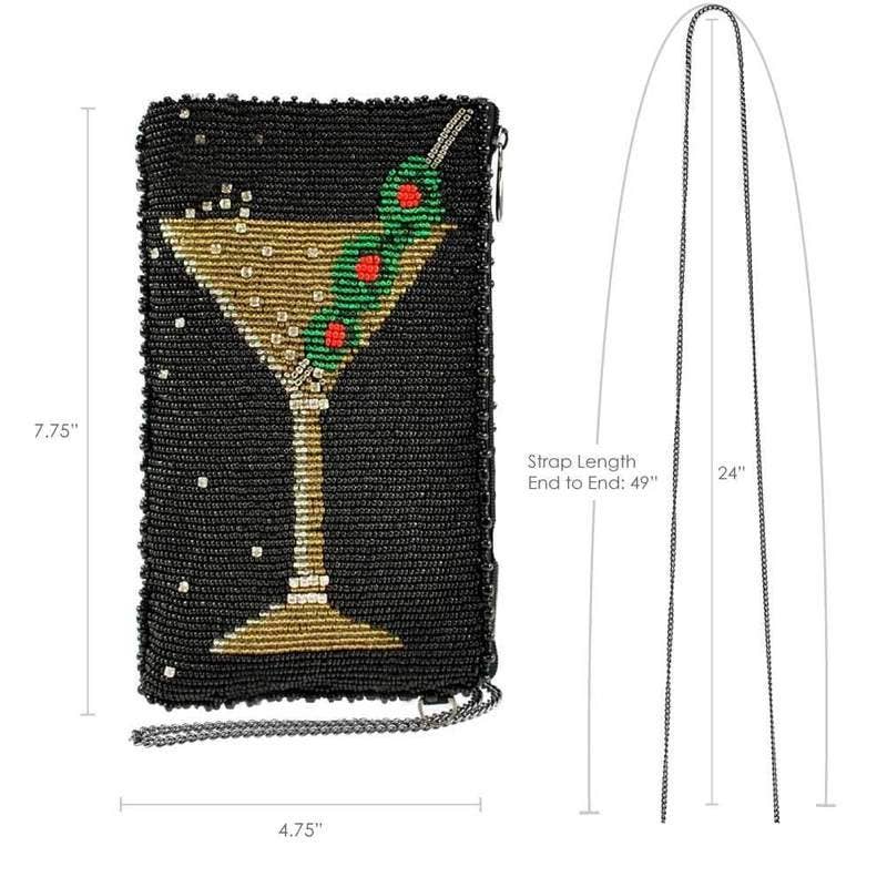 Mary Frances “Martini” Crossbody Phone Bag - Wild Luxe Boutique