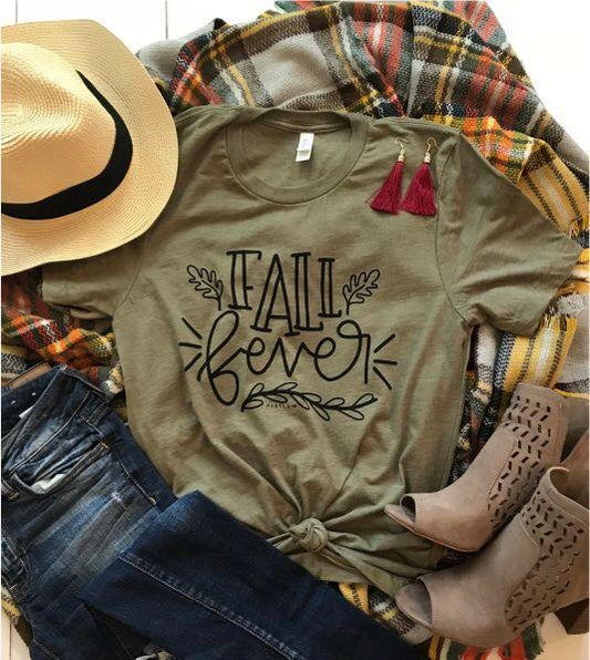 Fall Fever Graphic Tee - Wild Luxe Boutique