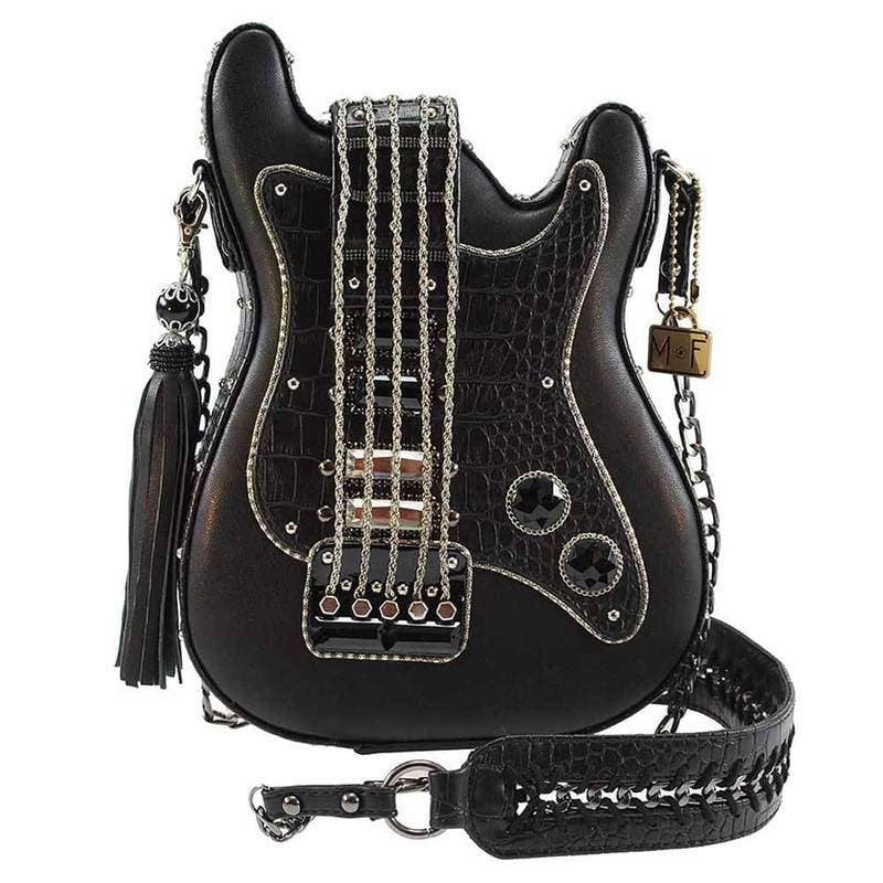 Mary Francis “Turn it Up” Guitar Crossbody Bag - Wild Luxe Boutique