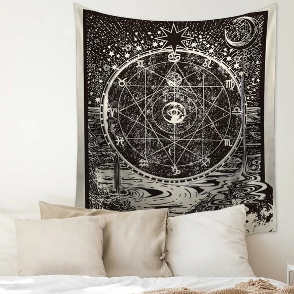 Tarot Card "The Star" Hanging Tapestry - Wild Luxe Boutique